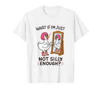Perruque Rose Coupe bob oie Pas Assez Stupide drôle T-Shirt