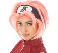Perruque rose Sakura Haruno pour femme Accessoires de Costume
