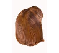 Perruque rousse cuivrée et auburn, coupe au carré : Sirène fiery auburn #GFire