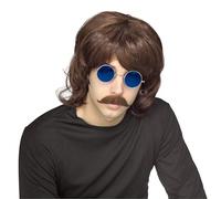 Perruque Rubie’s Officielle des années 1970 - Marron, Taille Unique