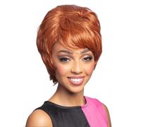 Perruque Ruche Auburn Blonde Noire Années 50 60 70 Dames MOD Costume Neuf