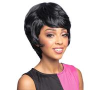 Perruque Ruche Auburn Blonde Noire Années 50 60 70 Dames MOD Costume Neuf