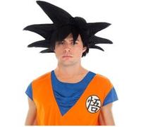 Chaks Perruque Goku Saiyan™ Dragon Ball Z™ Licence Officielle Noir Adulte Intérieur