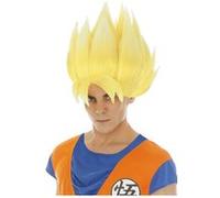 Perruque Sangoku Super Saiyan Licence Officielle Dragon Ball Z™ - Jaune - Taille Unique Jaune