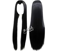 Perruque Sansei III Shili Peach Blossom Night Flower Night Flower Wig 100 cm Black Beauty Tip Costume Couleur : PL-183 (noir) 80 cm Plus épais
