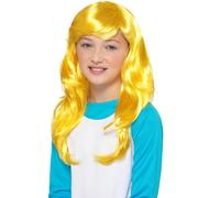 Perruque Schtroumpfette Enfant Doré