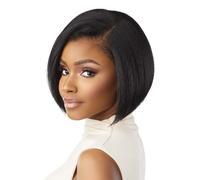 Perruque Sensationnel Curls kinksandco kinkyedges - Bob crépu 9 pouces 13x6 dentelle frontale texture crépue naturelle ligne de cheveux bordée po