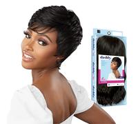 Perruque Sensationnel Dashly - unité 9 sans bonnet en dentelle prête à porter d'une oreille à l'autre partie en dentelle synthétique (2 DARKBROWN