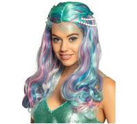 Boland Perruque sirène Pastel avec Perles Adulte
