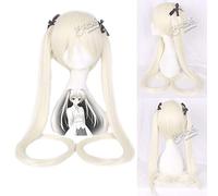 Perruque Sosplay Edge of the Sky Kasuga No Dome Sister Milk Grey Gold Split