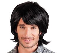 PERRUQUE SPIKE NOIRE ADULTE