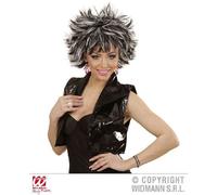 Perruque Steamy Noire Et Blanche Multicolore