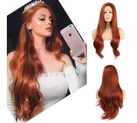 Perruque Synthétique Afro Crépue Bouclée De Couleur Orange Ondulée Naturelle Longue Pour Femmes Noires Et Blanches, Cheveux Gris En Fibre Haute Température Pour Femmes (Couleur : Blanc, Longueur Étir