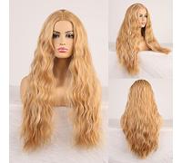 Perruque Synthétique Afro Crépue Bou De Couleur Orange Ondulée Naturelle Longue Pour Femmes Noires Et Blanches, Perruques Grises En Fibre Haute Température Pour Femmes (Couleur : Blanc, Longueur