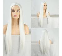 Perruque Synthétique Afro Crépue Bouclée De Couleur Orange, Perruque Longue Ondulée Naturelle Pour Femmes Noires Et Blanches, Perruques Grises En Fibre De Haute Température Pour Femmes (Couleur : Bla