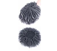 Perruque synthétique avec clip en cheveux tressés for femmes et hommes, postiches for cheveux clairsemés Postiche Cheveux Femme(GREY)