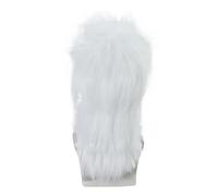 Perruque synthétique blanche for hommes et femmes, 1 pièce, Rock Punk des années 70 à 80, Cosplay for déguisement de fête