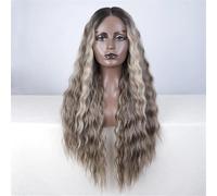 Perruque Synthétique Bouclée Avec Dentelle Frontale Pour Femme De 30 Pouces - Perruque Ondulée Douce