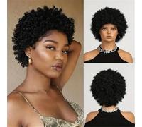 Perruque Synthétique Bouclée Lâche, Noire Et Brune, Avec Frange, Style Lolita, Idéale Pour Le Cosplay Au Quotidien