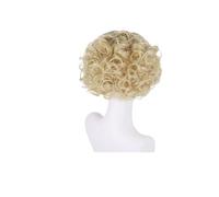 Perruque synthétique courte bou Blonde platine, 1 pièce, coiffure élégante for femmes, perruques Drag Queen, Costume Cosplay(Blonde)