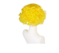 Perruque synthétique courte bou Blonde platine, 1 pièce, coiffure élégante for femmes, perruques Drag Queen, Costume Cosplay(Yellow)
