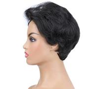 Perruque synthétique courte et ondulée en cheveux synthétiques mélangés pour femmes, résistante à la chaleur, P1B/30, perruques quotidiennes-#2-6 pouces