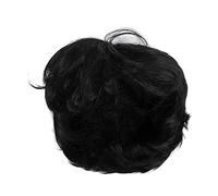 Perruque synthétique courte noire avec raie centrale pour homme, douce et moelleuse, douce et durable, pour cosplay, jeu de rôle, événements sur le thème d'Halloween