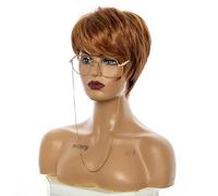 Perruque Synthétique Droite Mixte Perruque Bobo Style Perruques Courtes Pour Femmes Noires Cheveux Résistants À La Chaleur Naturel Gratuit Filet À Cheveux Gris Perruques Pour Femmes (Y 1 Pc)