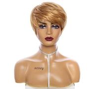 Perruque Synthétique Droite Mixte Perruque Bobo Style Perruques Courtes Pour Femmes Noires Cheveux Résistants À La Chaleur Naturel Gratuit Filet À Cheveux Gris Perruques Pour Femmes (1 1 Pc)