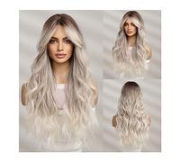 perruque synthétique Expédition Très Pas Cher Vague Cheveux Rouge Perruque Longue Perruque avec Une Frange Naturelle Cosplay Partie Perruques for Femmes Gratuit Anime perruque (Color : LC2102-1)