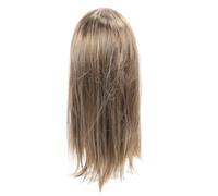 Perruque synthétique longue et lisse marron clair avec frange, perruque pour femmes, Costume de Cosplay, utilisation quotidienne et événements à thème