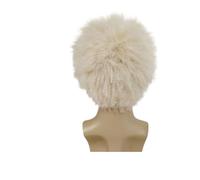 Perruque synthétique unisexe de Chef célébrité, 1 pièce, perruques courtes et lisses for hommes, cheveux blonds amusants for Costume fête Cosplay