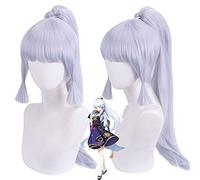 Perruque tendance pour un usage quotidien Ayaka, le dieu original de Dieu, modèle unique queue de cheval, perruque cosplay