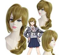 Perruque tendance pour un usage quotidien Cos Monthly Girl Nozaki Jun Seo Yuzuki Marron Vert Modèle Perruque Anime 376