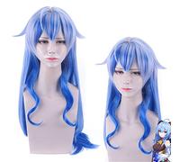 Perruque tendance pour usage quotidien Cosplay perruque originale Dieu Ganyu personnage noix de coco mouton roi Xiaomei T couleur dégradé queue