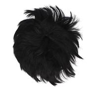 Perruque toupet courte pour hommes, à la mode, beau, confortable, respirant, aspect réaliste, postiche synthétique pour un usage quotidien, Halloween, Cosplay, fêtes, jeux de rôle