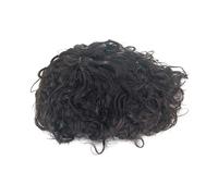 Perruque Toupet for hommes, Base complète en PU, cheveux humains, prothèse capillaire, système de remplacement respirant