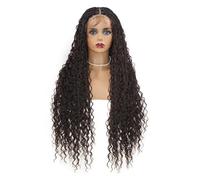 Perruque Tressée Avant Complète Bohème De 32 Pouces Avec Cheveux Bouclés, Perruques Tressées Sans Nœuds En Boîte Pour Femmes, Perruques Torsadées Synthétiques