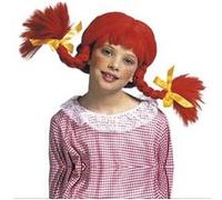 Perruque tresses rouge fille taille unique rouge G