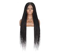 Perruque Triangle avant complet en dentelle nouée sans perruques tressées 360 perruques de tresse frontale en dentelle avec cheveux for bébé for femmes noires Perruques quotidiennes