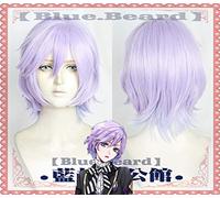 Perruque Twisted Wonderland Epel Felmier Cosplay perruque Poison pomme clair violet cheveux neige blanc Halloween hommes femmes jeu de rôle