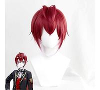 Perruque Twisted Wonderland Riddle Rosehearts Cosplay perruque rouge reine cheveux violet Alice synthétique Halloween unisexe jeu de rôle perruques