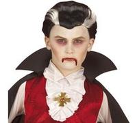 Perruque vampire bicolore enfant Halloween taille unique G