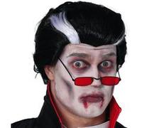 perruque vampire comte dracula mèches blanc homme - générique 4229 Blanc G