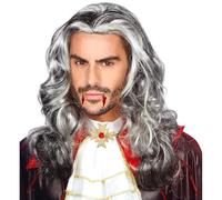 Perruque - Vampire Lestat | Perruque longue ondulée en cheveux synthétiques - accessoire de déguisement costumes vampire, Dracula, Halloween