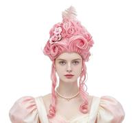 Perruque victorienne Costume colonial vintage du 18e siècle pour Halloween | Perruques années 60 accessoires cosplay Pour mascarade de rôle bal fête célébration carnaval scène