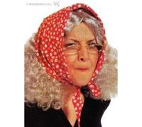 Perruque Vieille avec Foulard - Marque WIDMANN - Genre Mixte - Utilisation Intérieur - Couleur principale Noir