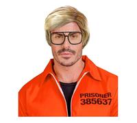 W WIDMANN MILANO Party Fashion wig, killer clown, Men, 01256, Multicolor, One size