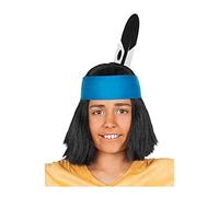 Perruque Yakari enfant - Noir - Taille Unique