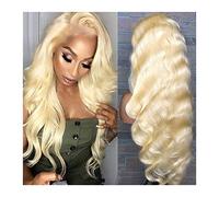 Perruques 13x6 HD Transparent Dentelle Perruque 613 Blonde Dentelle Frontale Perruque Brésilienne de Cheveux Humains 14-30 "Vague de Corps Remy Cheveux Lace Front Perruques Pré Cueillie Perruque dames